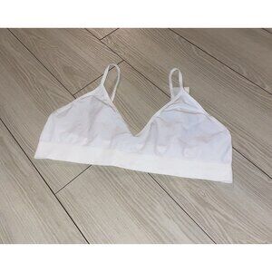 Jenni Bralette Bra Unlined Wire Free Womens XL XLarge White New